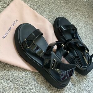 Stuart Weitzmam platform sandals